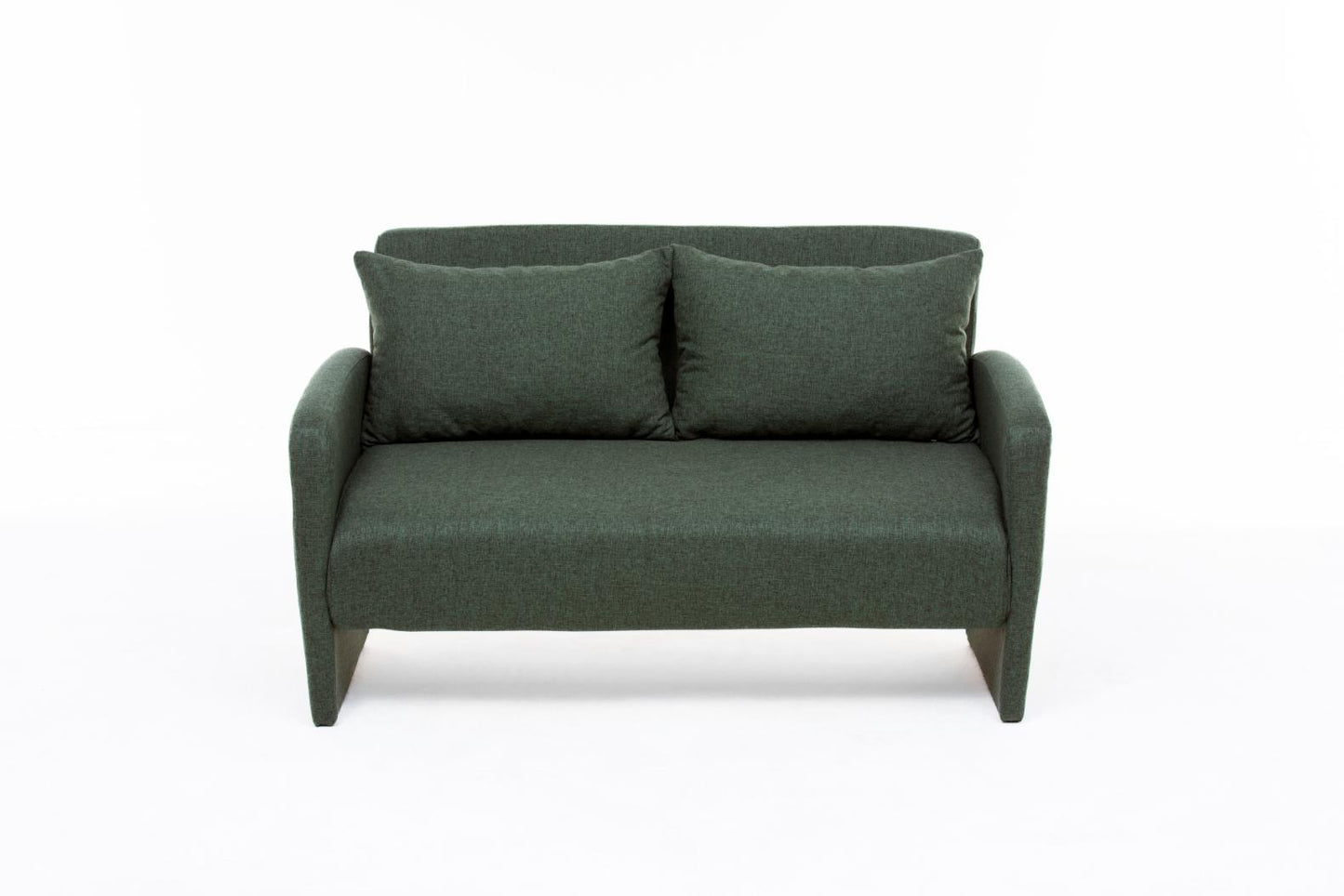 HIRO | Compact 2-Seater Sofa Bed for Small Spaces – Metal Frame, Adjustable Backrest, Converts to 180x120 cm Guest Bed