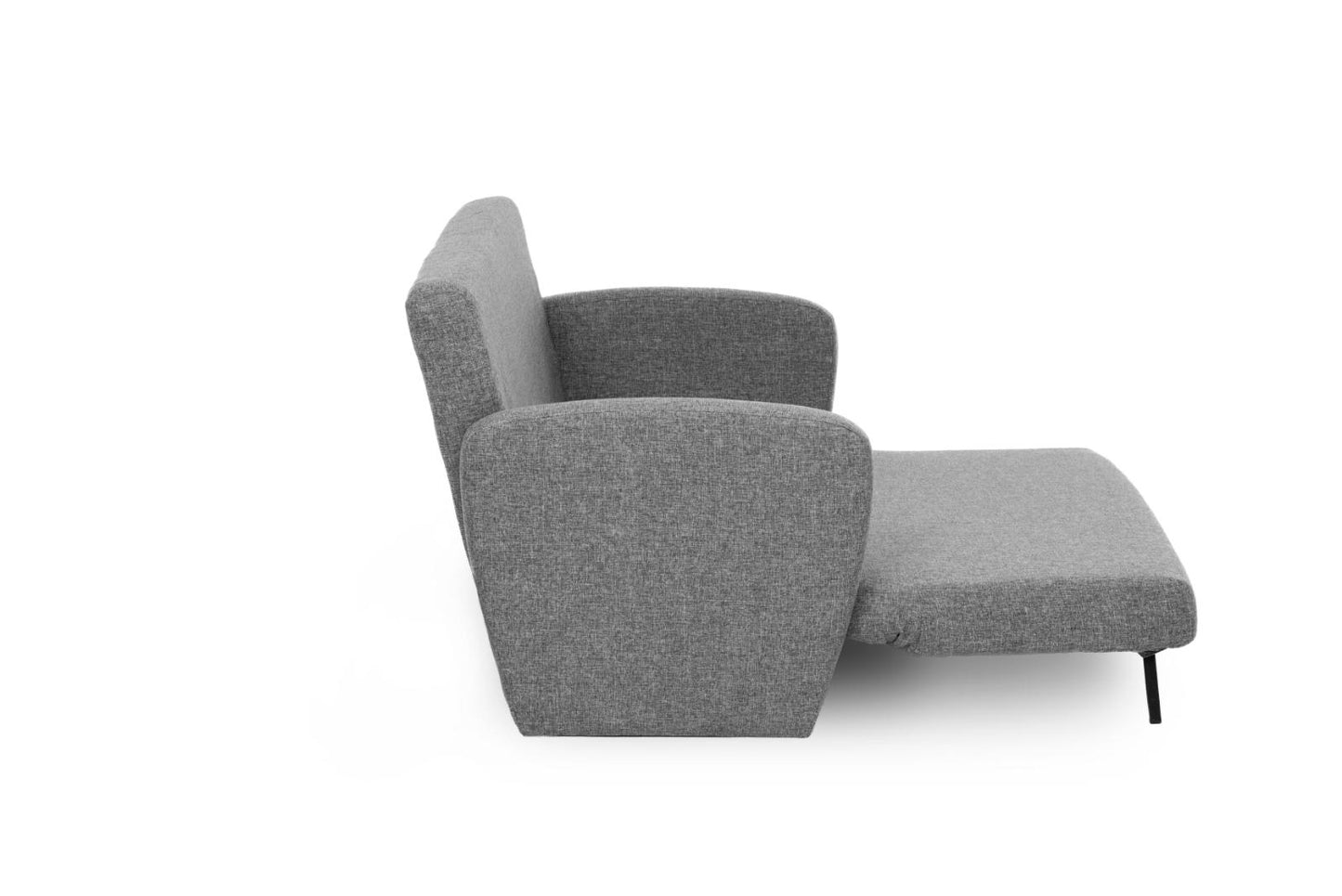 HIRO | Compact 2-Seater Sofa Bed for Small Spaces – Metal Frame, Adjustable Backrest, Converts to 180x120 cm Guest Bed