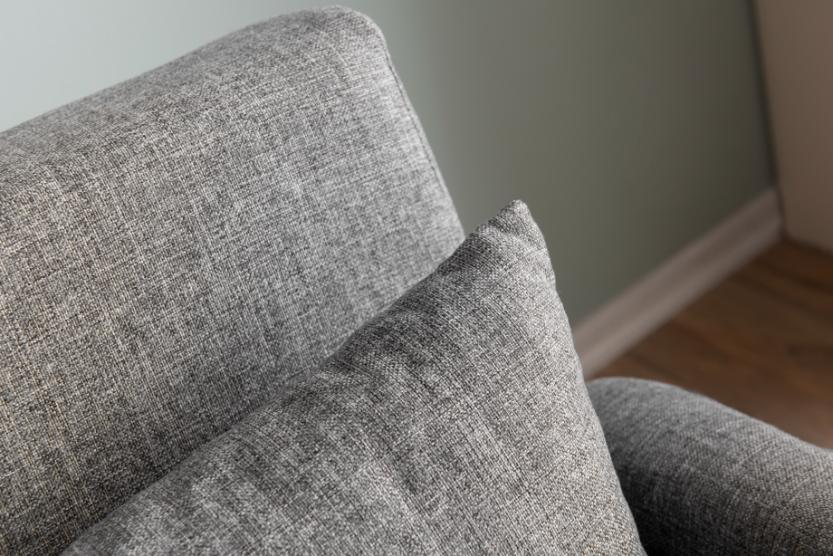 HIRO | Compact 2-Seater Sofa Bed for Small Spaces – Metal Frame, Adjustable Backrest, Converts to 180x120 cm Guest Bed