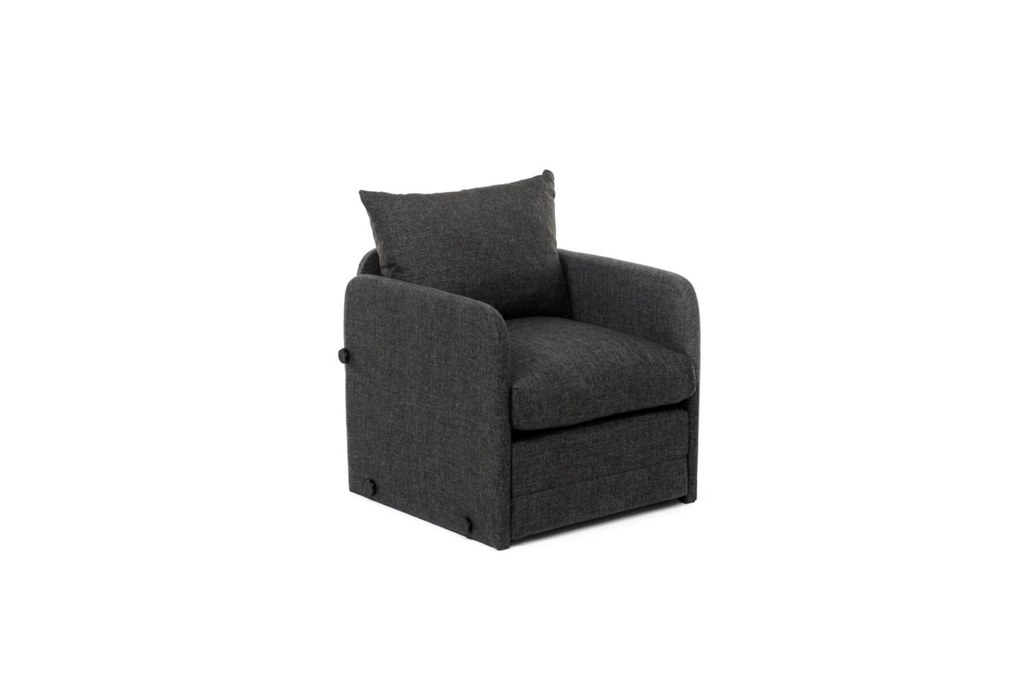 SAGA | Foldable Single Seat Sofa Bed – Sturdy Metal Frame, Textile Upholstery | Space-Saving Design