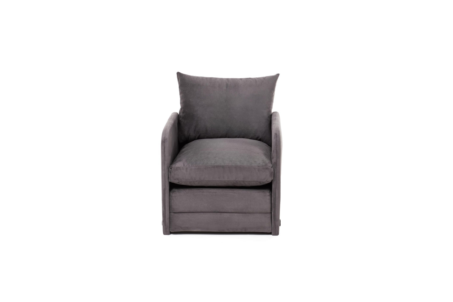 SAGA | Foldable Single Seat Sofa Bed – Sturdy Metal Frame, Textile Upholstery | Space-Saving Design