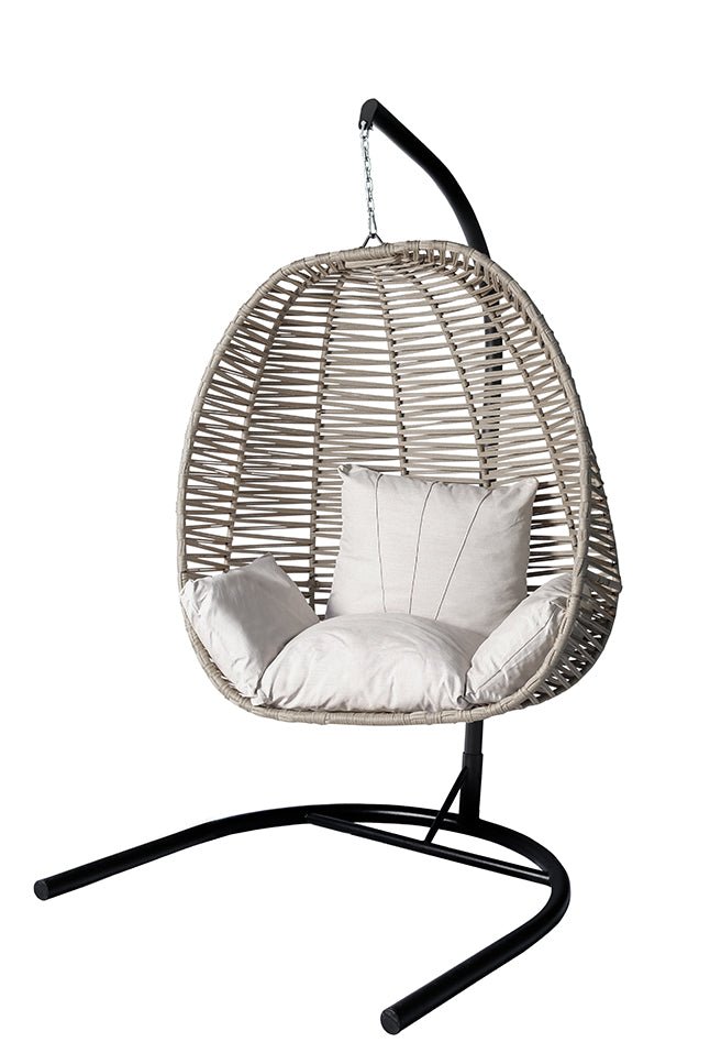 Findik | Garden Single Swing Chair – Hanging Chair with Metal Frame