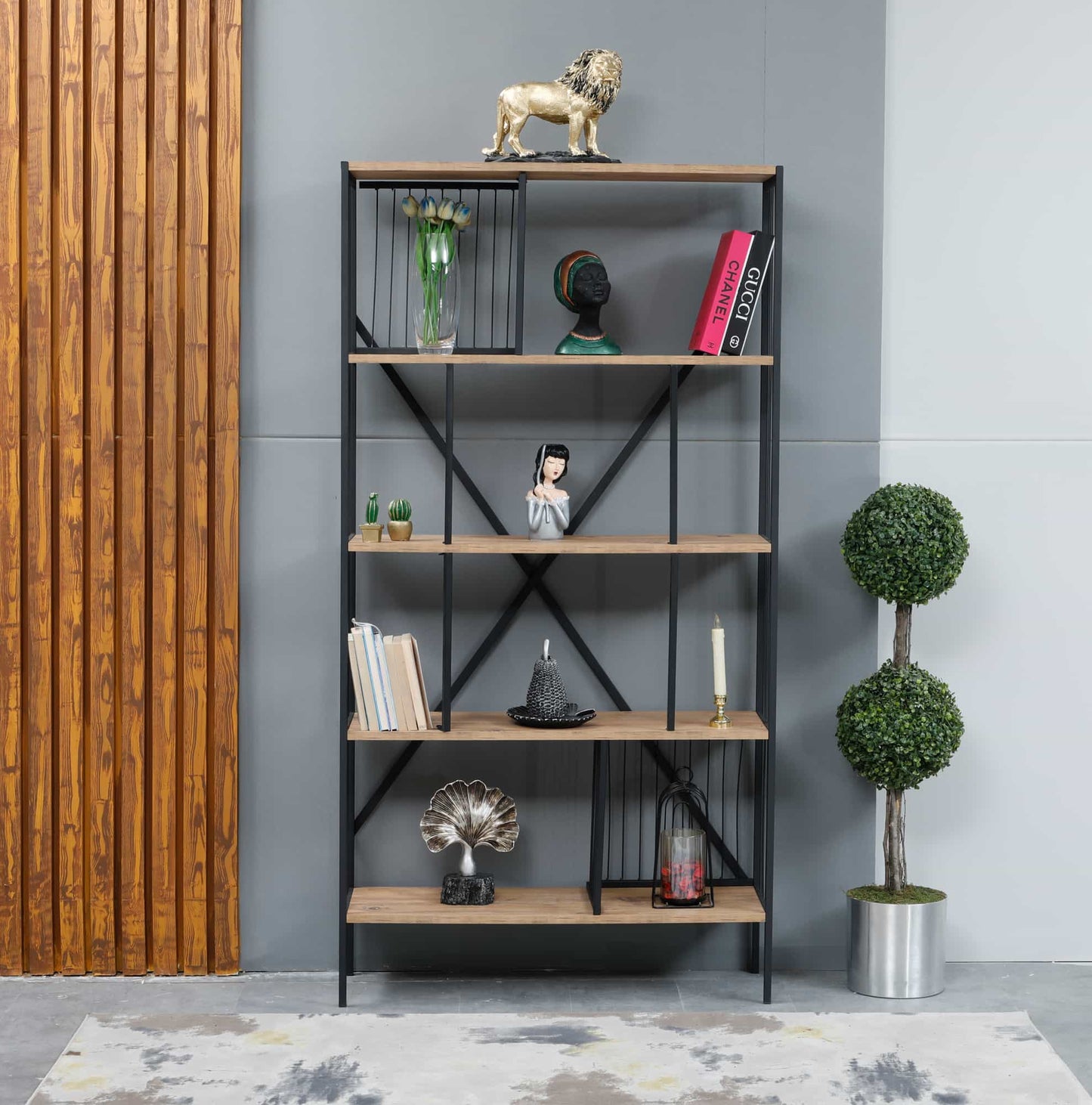 Osaka Black Melamine Coated Particle Board - Perfect for Modern Interiors