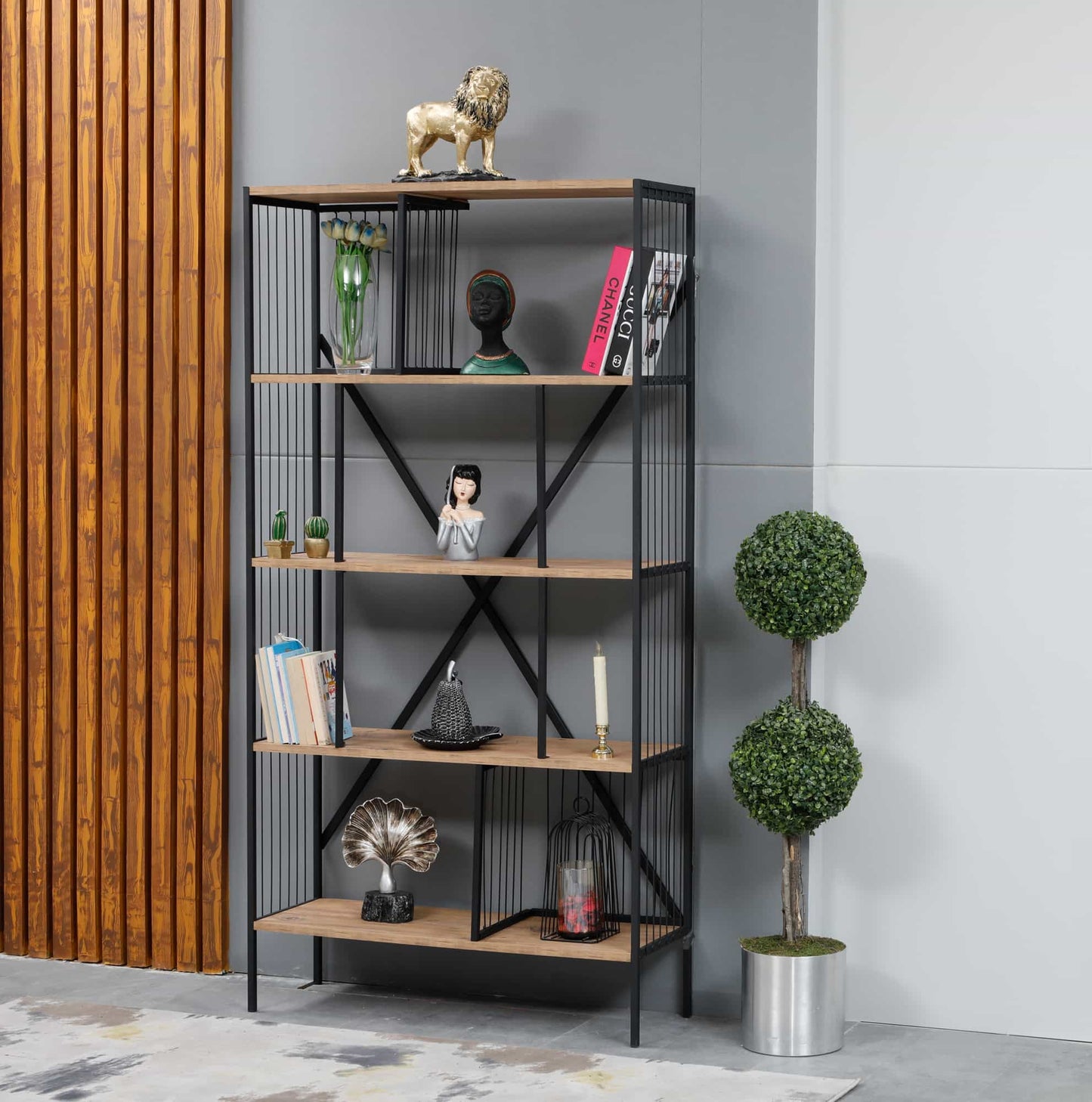 Osaka Black Melamine Coated Particle Board - Perfect for Modern Interiors