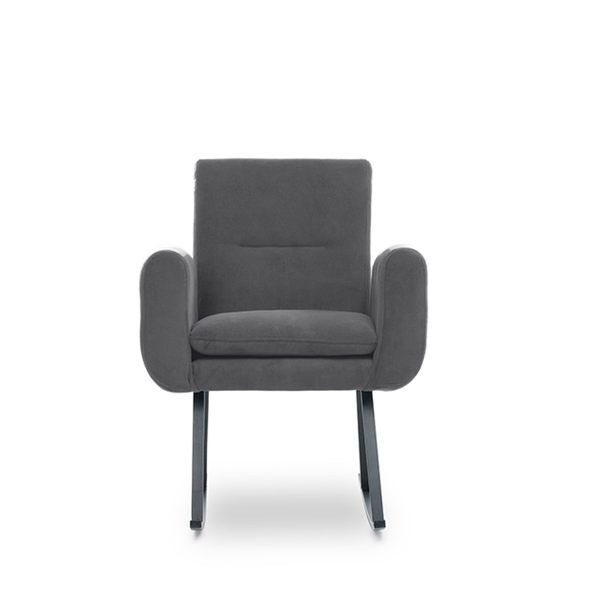 KONO | Ergonomic Metal Rocking Chair – Adjustable Backrest, High-Density Foam | 99 cm Height