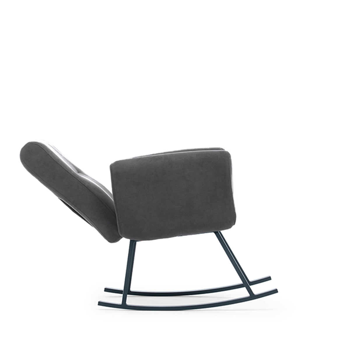 KONO | Ergonomic Metal Rocking Chair – Adjustable Backrest, High-Density Foam | 99 cm Height