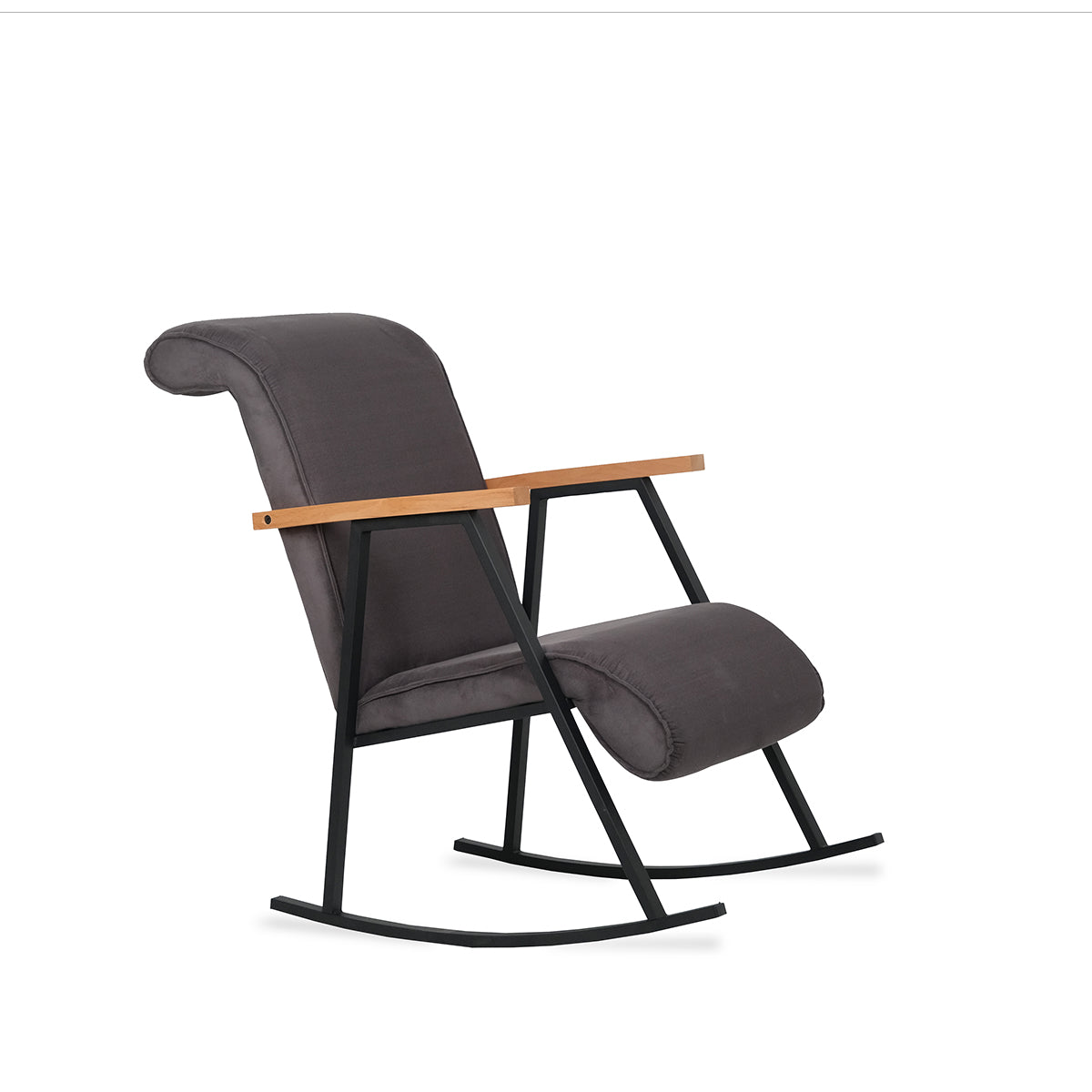 YOKA | Comfortable Rocking Chair – Metal Frame, Easy Clean Replaceable Fabric | 100 cm Height