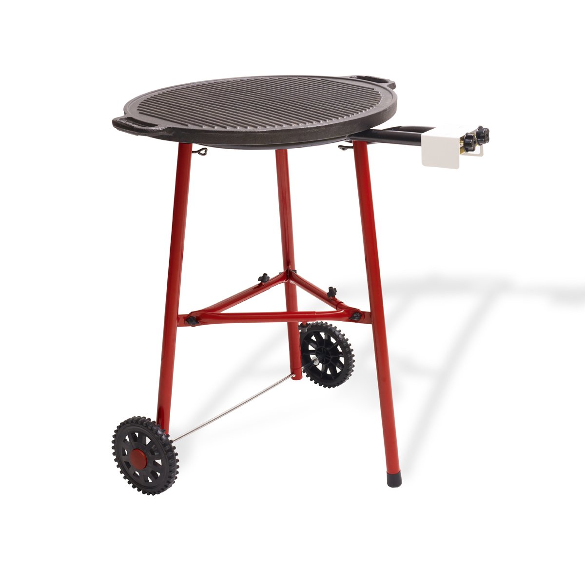 Parilla | Portable 45x45x84 cm BBQ Grill with Double-Ring Burner - 100% Metal, Scratch-Resistant, Outdoor Cooking Tripod