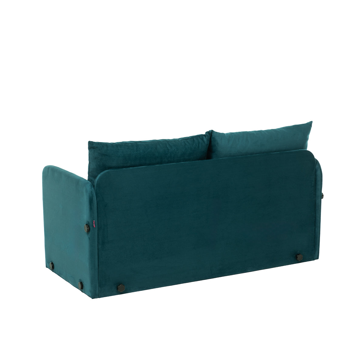 SAGA | Modern 2-Seat Sofa Bed with Metal Frame & Polyester Fabric – 200x120 cm Sleeper