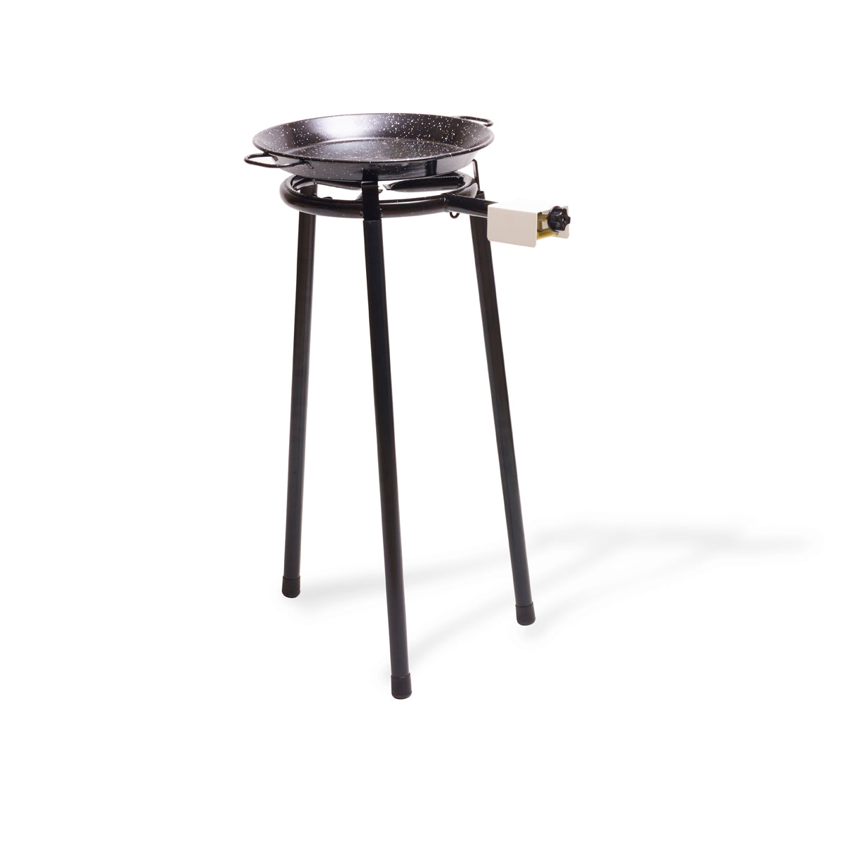 Smalto | Portable BBQ Grill with Double-Ring Burner - 100% Metal, Scratch-Resistant, Outdoor Cooking Tripod