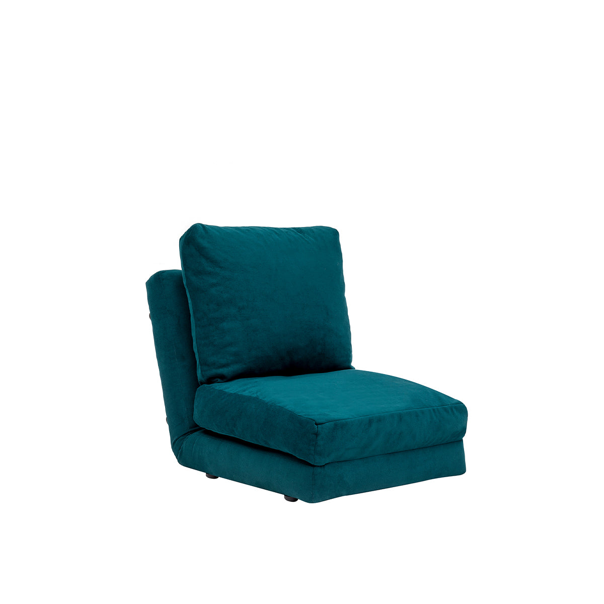 TAIDA | Single Patchwork Sofa Bed – 14-Level Recliner with Metal Frame & High-DNS Foam