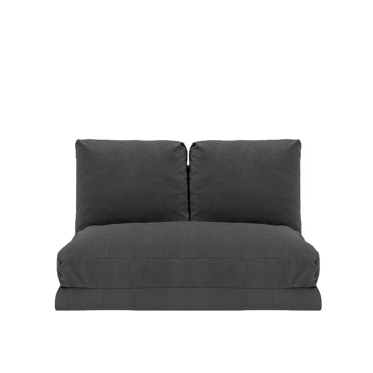 TAIDA | 2-Seater Sofa Bed, Metal Frame, High-Comfort Foam, 5-Level Adjustable Backrest