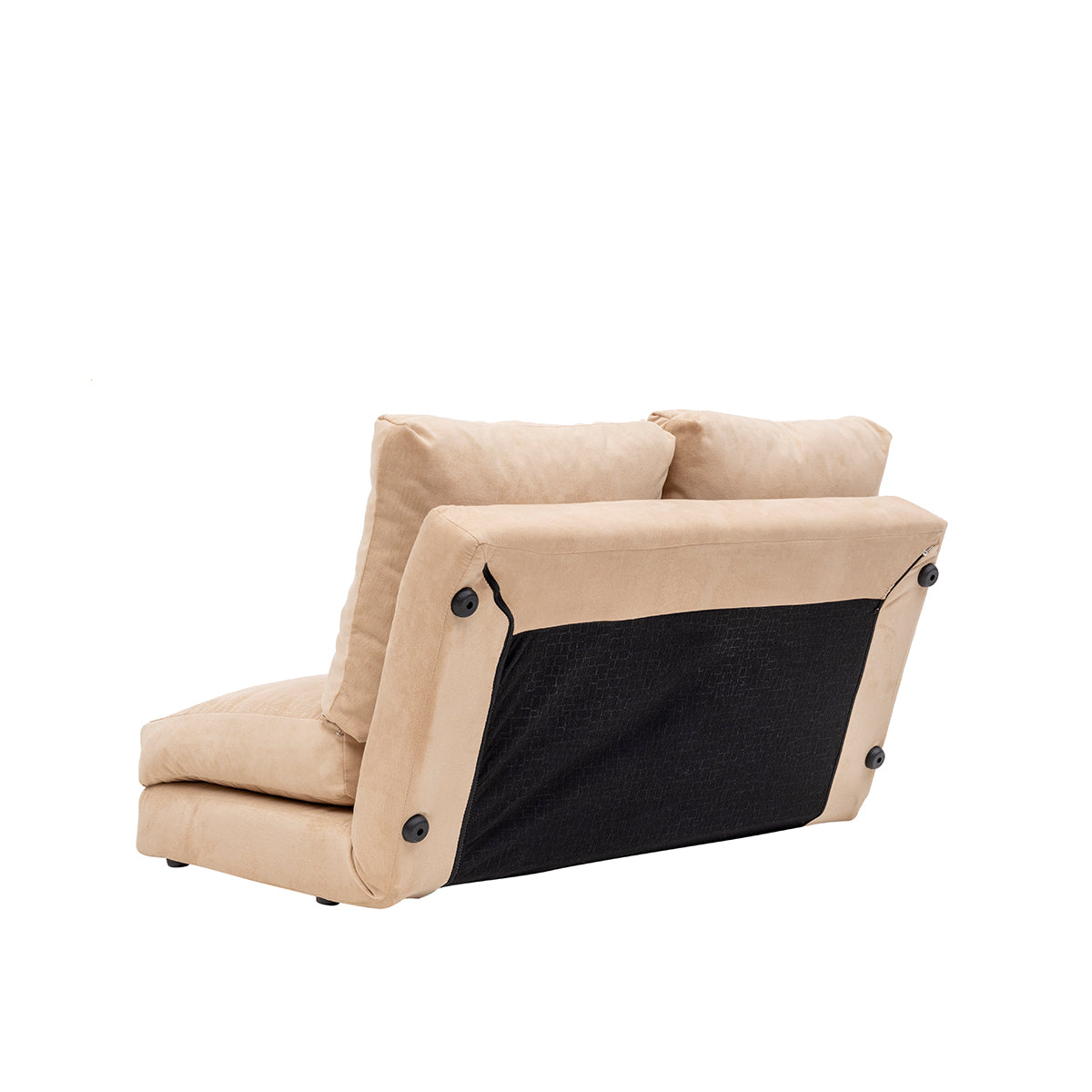 TAIDA | 2-Seater Sofa Bed, Metal Frame, High-Comfort Foam, 5-Level Adjustable Backrest