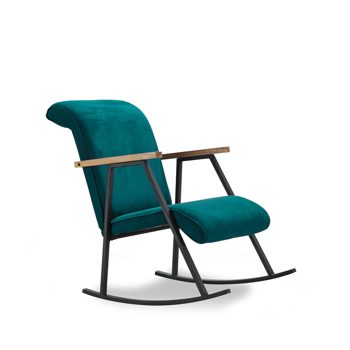 YOKA | Comfortable Rocking Chair – Metal Frame, Easy Clean Replaceable Fabric | 100 cm Height