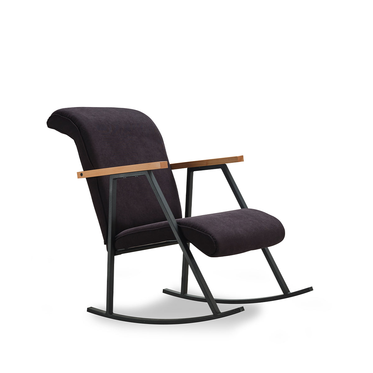 YOKA | Comfortable Rocking Chair – Metal Frame, Easy Clean Replaceable Fabric | 100 cm Height