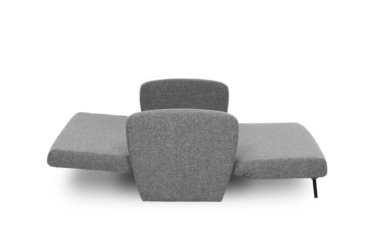 HIRO | Compact 2-Seater Sofa Bed for Small Spaces – Metal Frame, Adjustable Backrest, Converts to 180x120 cm Guest Bed