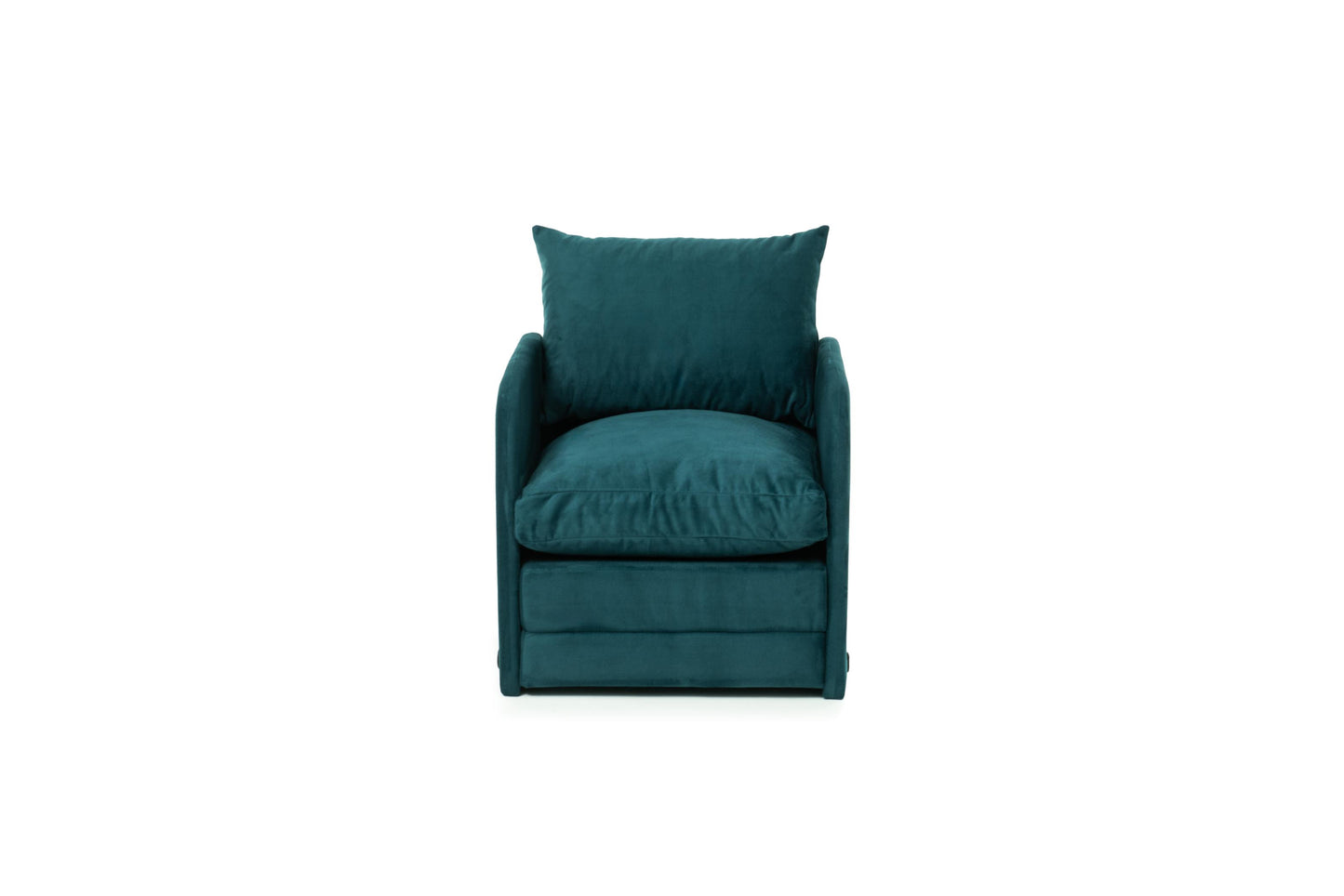 SAGA | Foldable Single Seat Sofa Bed – Sturdy Metal Frame, Textile Upholstery | Space-Saving Design