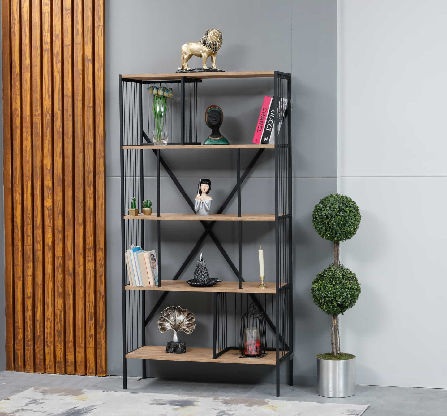 Osaka Black Melamine Coated Particle Board - Perfect for Modern Interiors