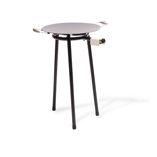Nordika | Portable BBQ Grill with Double-Ring Burner - 100% Metal, Scratch-Resistant, Outdoor Cooking Tripod